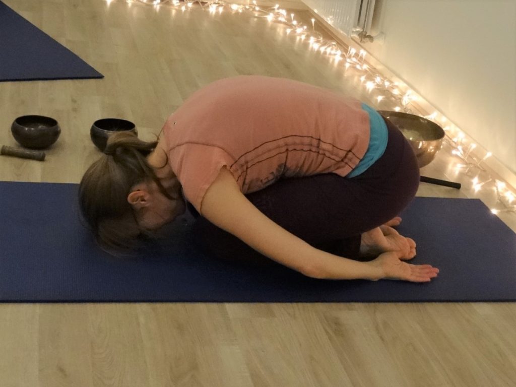 balasana - child pose